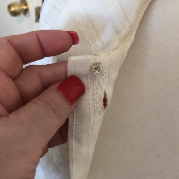 Burt Stanley Cream 1962 Vintage Housewife Dress Size 13-14 - Picture 4 of 16